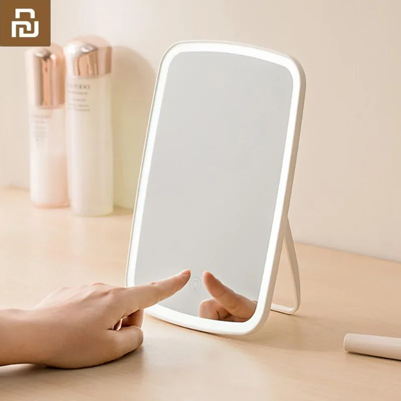 Умное портативное светодиодное зеркало Youpin mijia настольное для макияжа умного