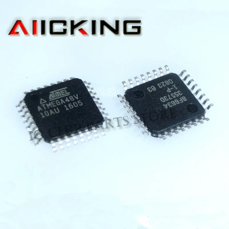 ATMEGA48V-10AU 10pcs/lot  ATMEGA48V ATMEGA48V-10AU TQFP-32 New orignal in stock