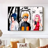 modular manga pictures naruto canvas prints painting wall art sasuke poster janpanese home for living room decoration no frame