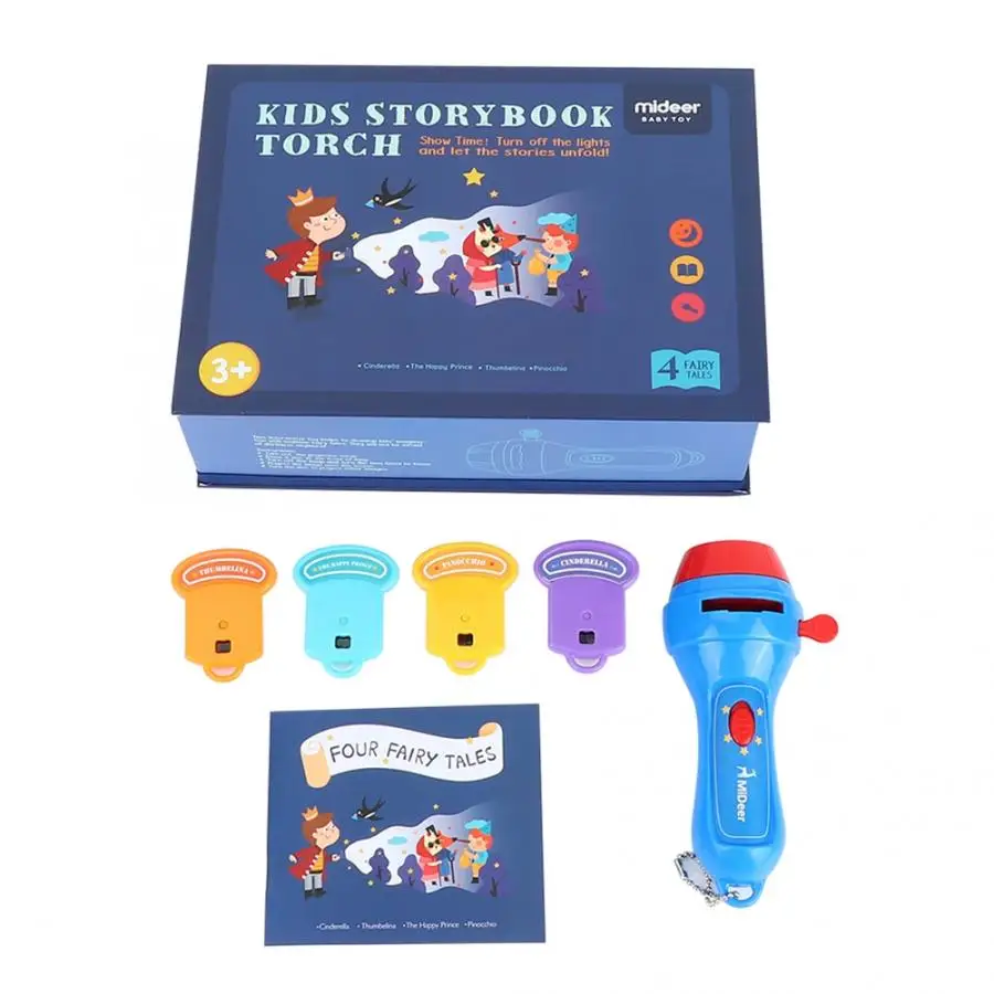 Мини сказка на ночь проекция дети развивающий игрушечный фонарик горка