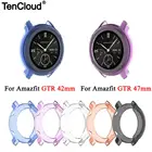 Защитный чехол из ТПУ для Amazfit GTR 42 мм, Мягкий защитный чехол для Amazfit GTR 47 мм, аксессуары для смарт-часов, корпус, бампер