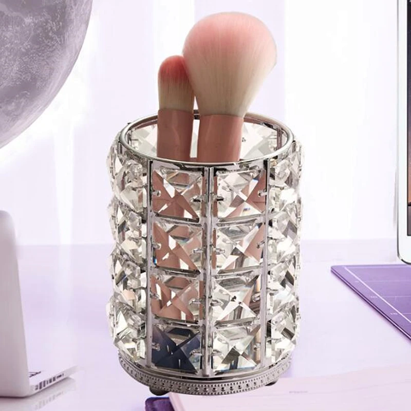 Кисточка с кристаллами тюбик макияж щётка для организации хранения инструментов