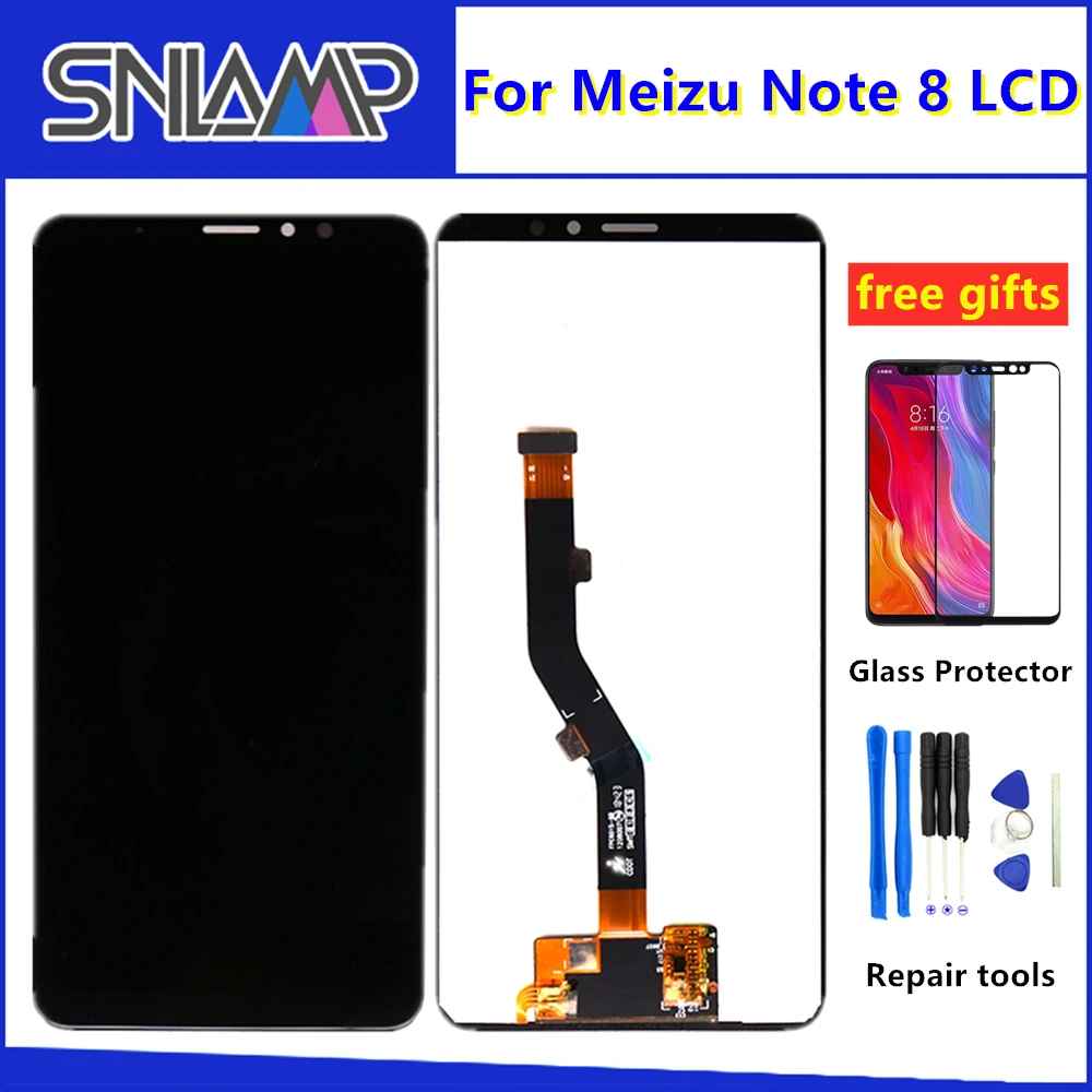 SNLAMP для 6," Meizu Note 8 M822H ЖК-дисплей+ сенсорная панель дигитайзер экран для Meizu Note 8 рамка ЖК-дисплей