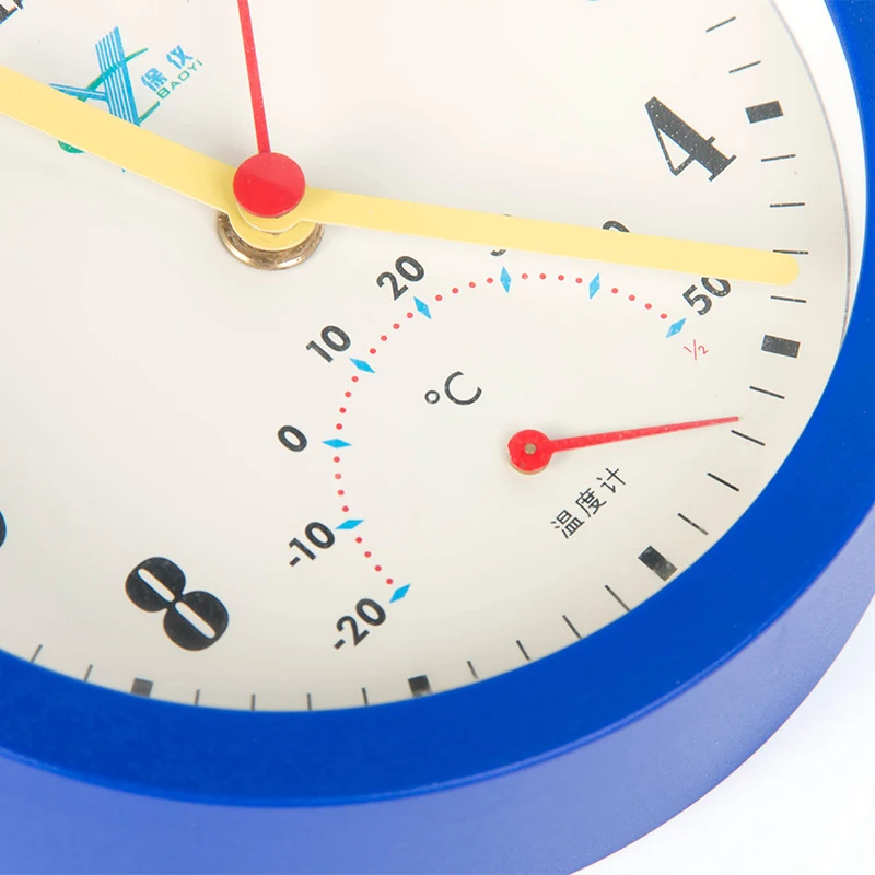 15 см Диаметр краткое настенные часы с термометром 2 вида цветов круговой цифровые