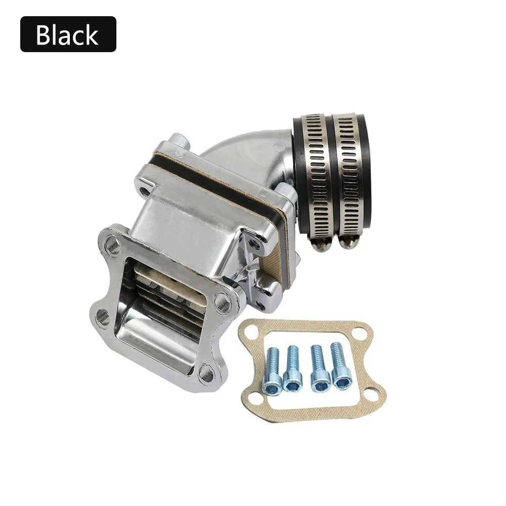 Black ZSDTRP для Honda DIO50 AF34 35 38 скутеры переоборудование общего назначения алюминиевое увеличение КАРБЮРАТОР впускной коллектор интерфейс - Color: Black