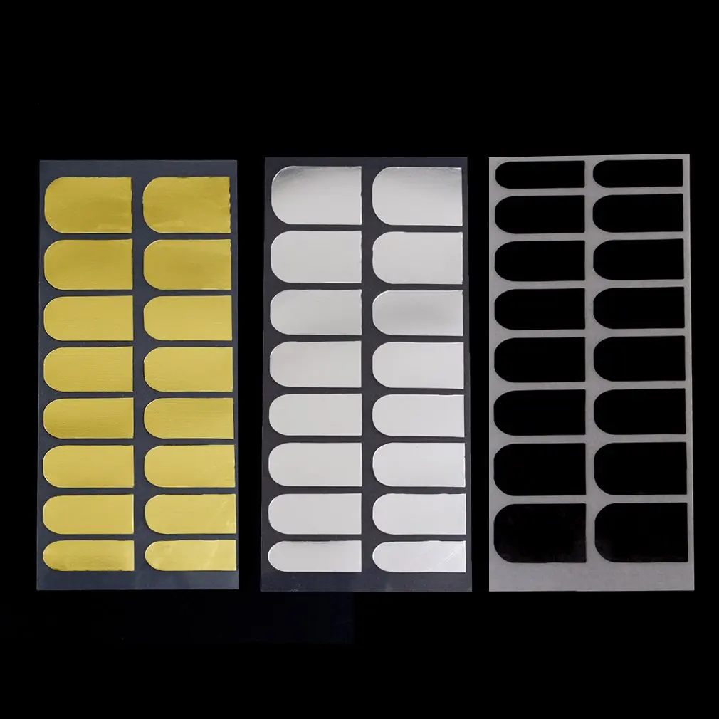 Новые 3 листа маникюрный салон макияж студия или дома наклейки на ногти из фольги