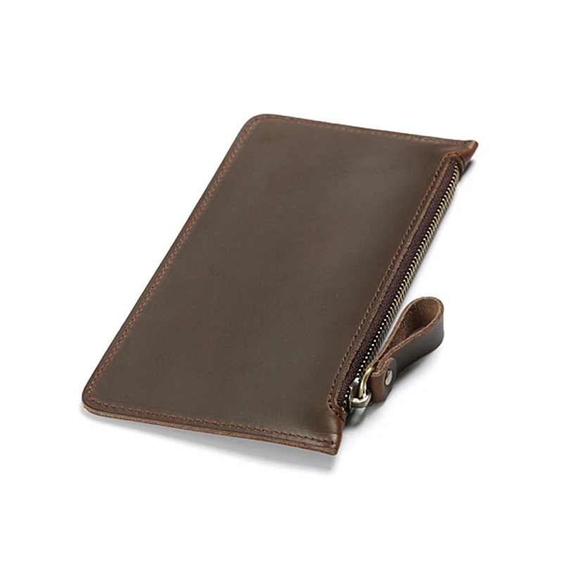 Кожаный короткий кошелек унисекс для карт мужские дорожные бумажники