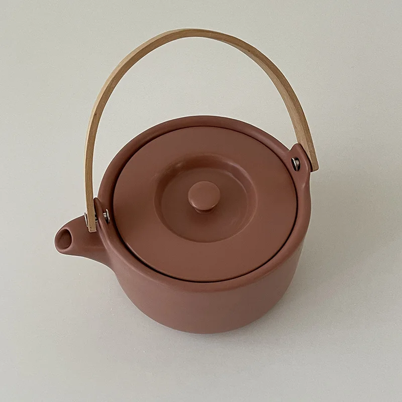 

Japanese Ceramic Teapots Vintage Handmade Travel Kettle Ornament Thermos Teapots Zaparzacz Do Herbaty Kitchen Products DB60CH