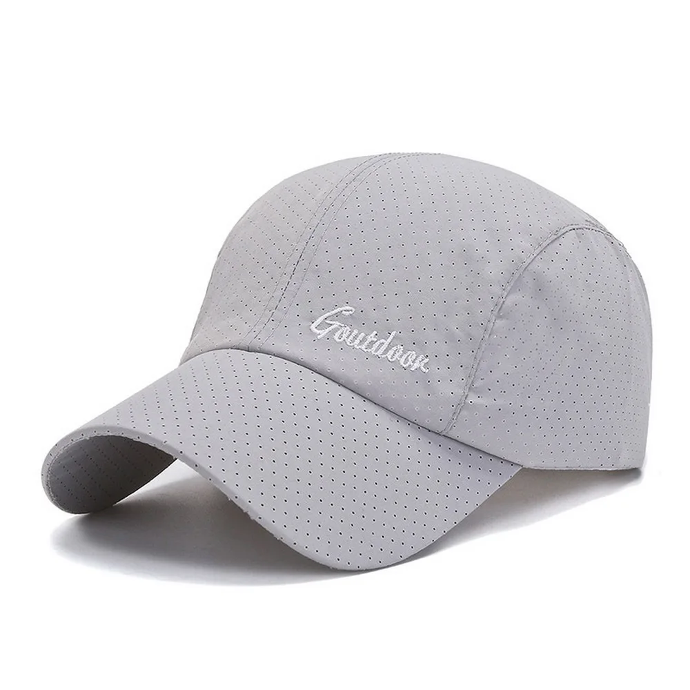 

Spring And Summer Unisex Baseball Caps Casual Style Satin Material Breathable Mesh Quick Dry Outdoor Sports High Quality Hats