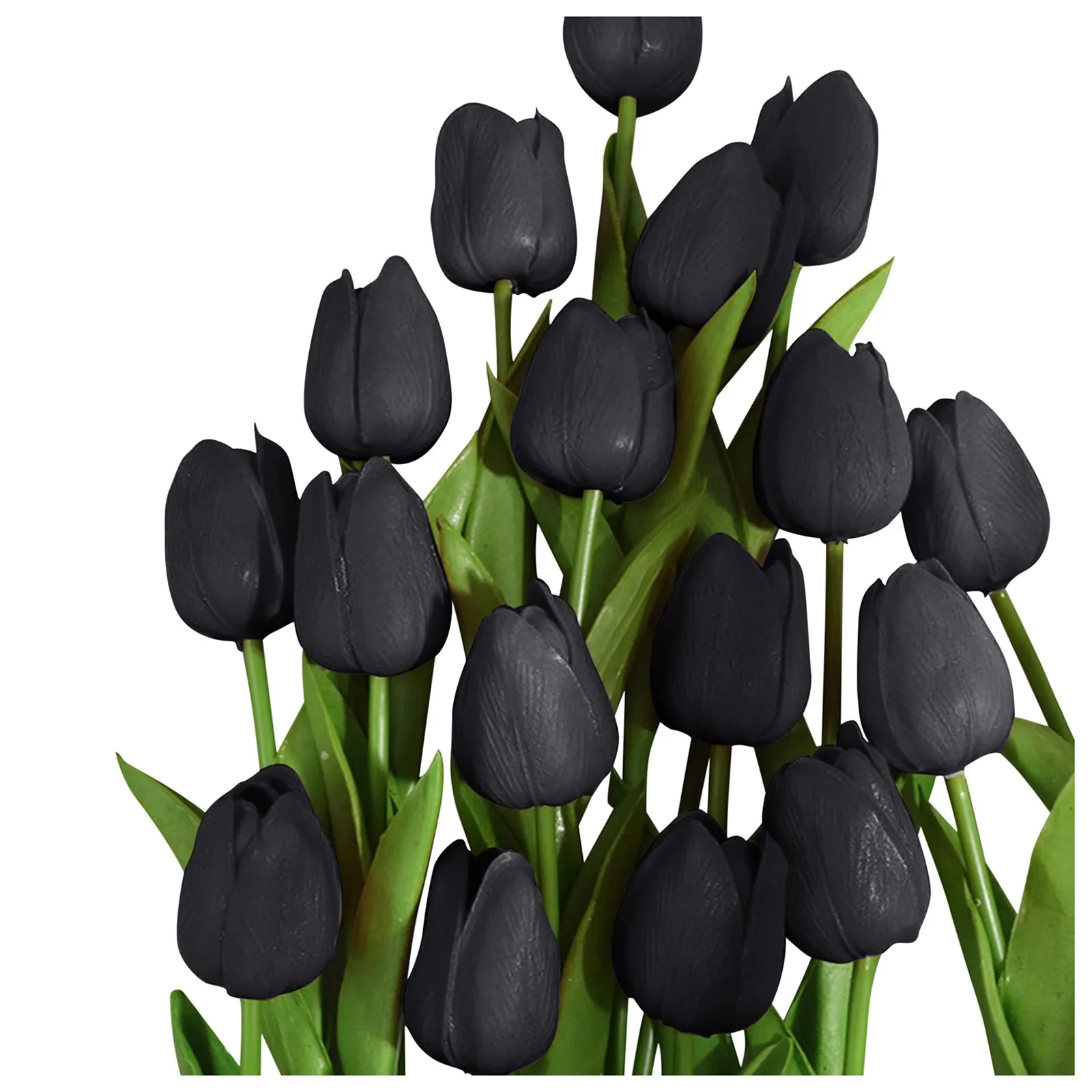 10 шт Искусственные тюльпаны искусственные черный украшения цветы дома