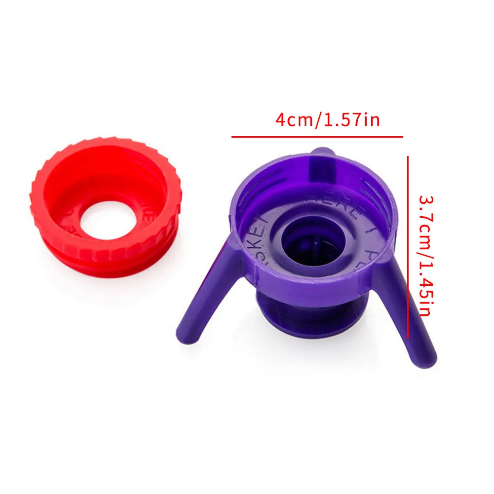 

Bottles Stand Cap Kit Liquid Bottle Emptying Kit with Adapters Easy Pour Out Thick Liquid Kitchen Mptying Tools Accessories 6PCS