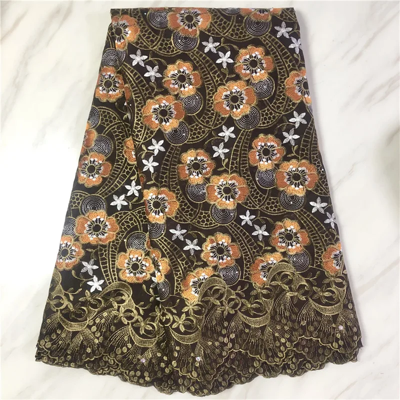 

High Quality Cotton Lace Fabric 2019 african lace fabric Swiss Voile Swiss Voile Lace In Switzerland For Party Dress PL100-52