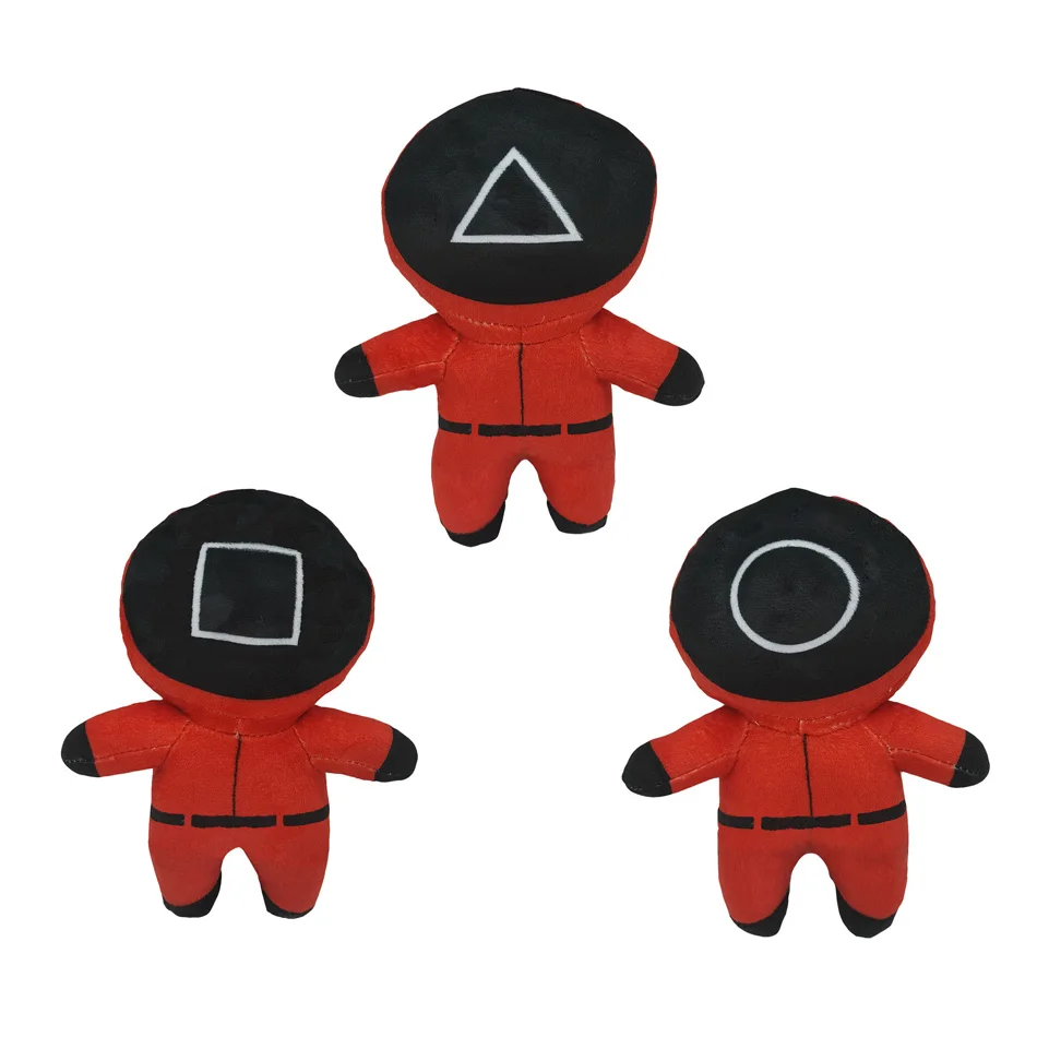 

2021 мягкая плюшевая игрушка-сквид, кавайная Мягкая кукла, корейский Забавный мультяшный кальмар, игра, персонажи, игрушки на Хэллоуин, Рождес...