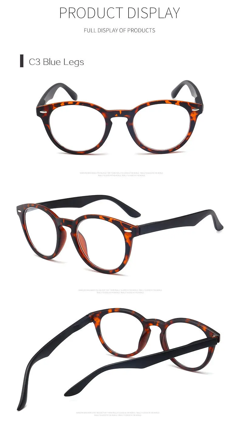 YOOSKE, круглые очки для чтения, для женщин и мужчин, ультралегкие очки для дальнозоркости, унисекс, очки для дальнозоркости, диоптрий+ 3,5
