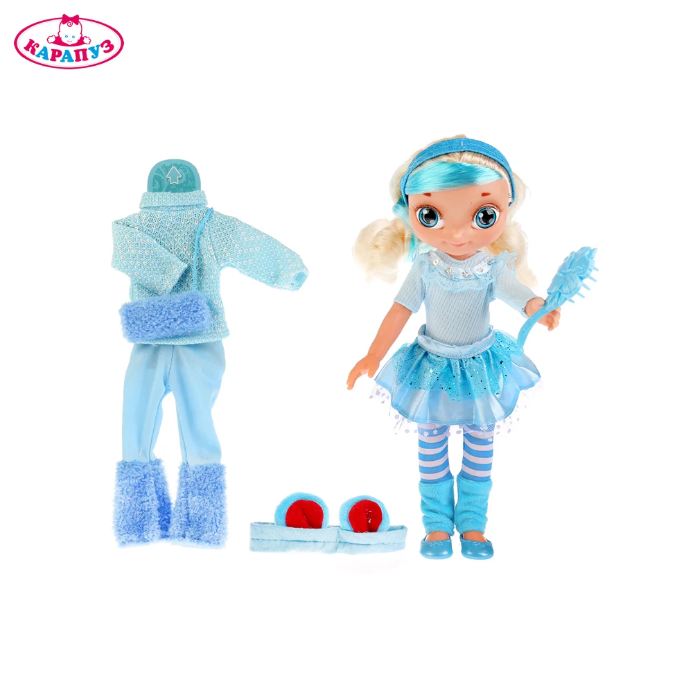 Кукла КАРАПУЗ Сказочный Патруль Снежка 33см озвученная с дополнительным набором