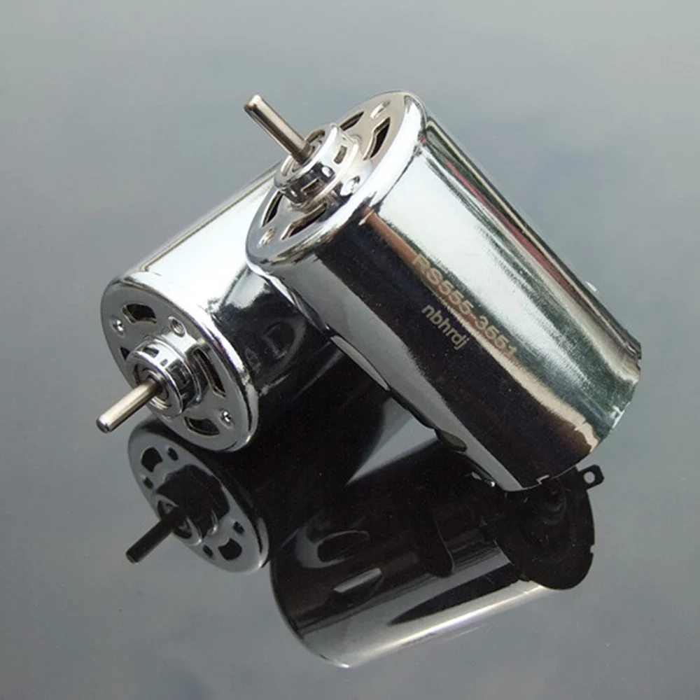 Двойной Шарикоподшипник постоянного тока 12-24 В двигатель яркий Магнитный