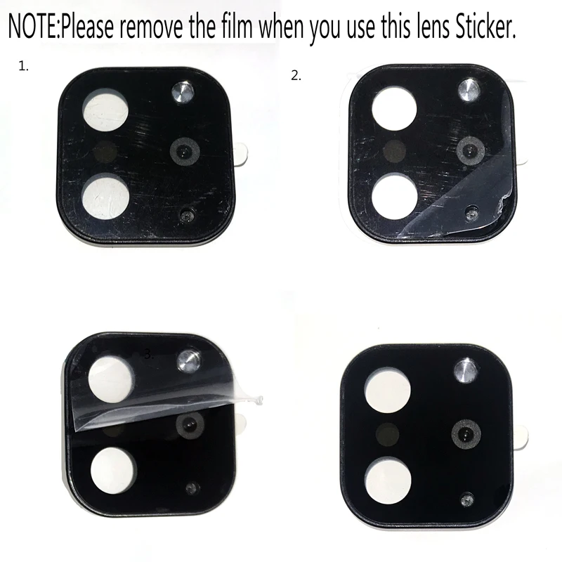 Наклейка на объектив для iPhone Apple X XS Модифицированная крышка из титанового сплава