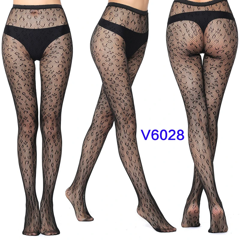 Hollow Sexy Pantyhose Black Mesh Stockings High Elastic Leggings Ladies Spring and Summer Thin Fishnet Quality | Женская одежда