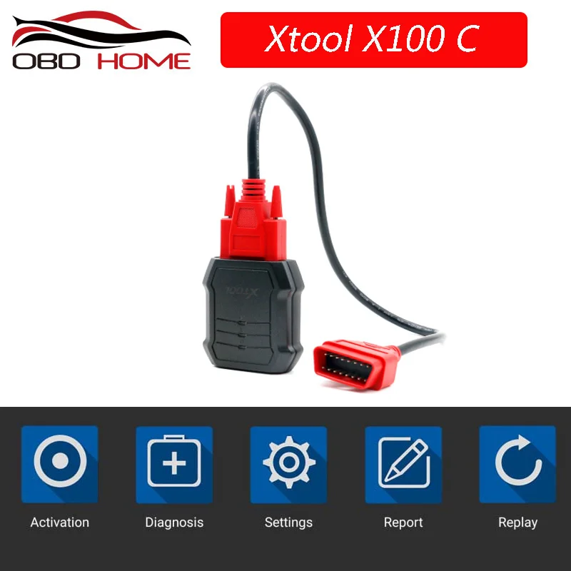 2020 OBD2 автомобильные аксессуары XTOOL X100C ключ программатор инструмент для ford Peugeot