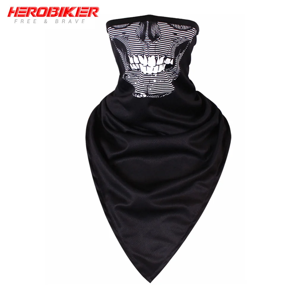 colo20 HEROBIKER, новинка, Балаклава, мотоциклетная, мото, защита для лица, дышащая маска, мотоциклетная, многофункциональная, мото, полумаска, Быстросохнущий двигатель - Цвет: colo20