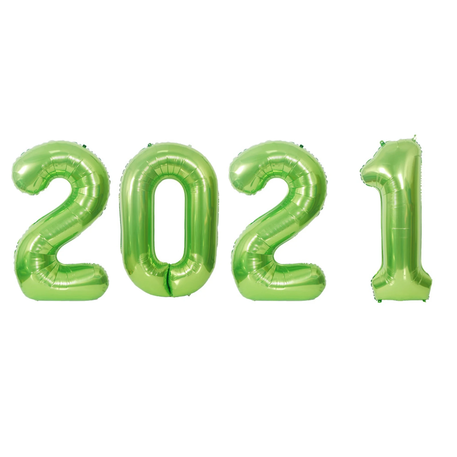 

40" Rose Gold silver Number Foil Balloons Happy New Year Party Decoration 2021 for Wedding Anniversary Decor Latex Globos