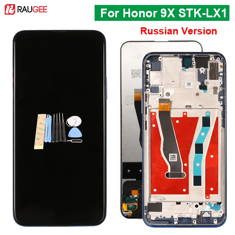 ЖК дисплей для Huawei Honor 9X сенсорный дигитайзер русская версия замена экрана 6 59