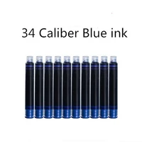 10pc fountain pen ink blue or black standard replacement 2 6mm gift stationery office school supplies writing