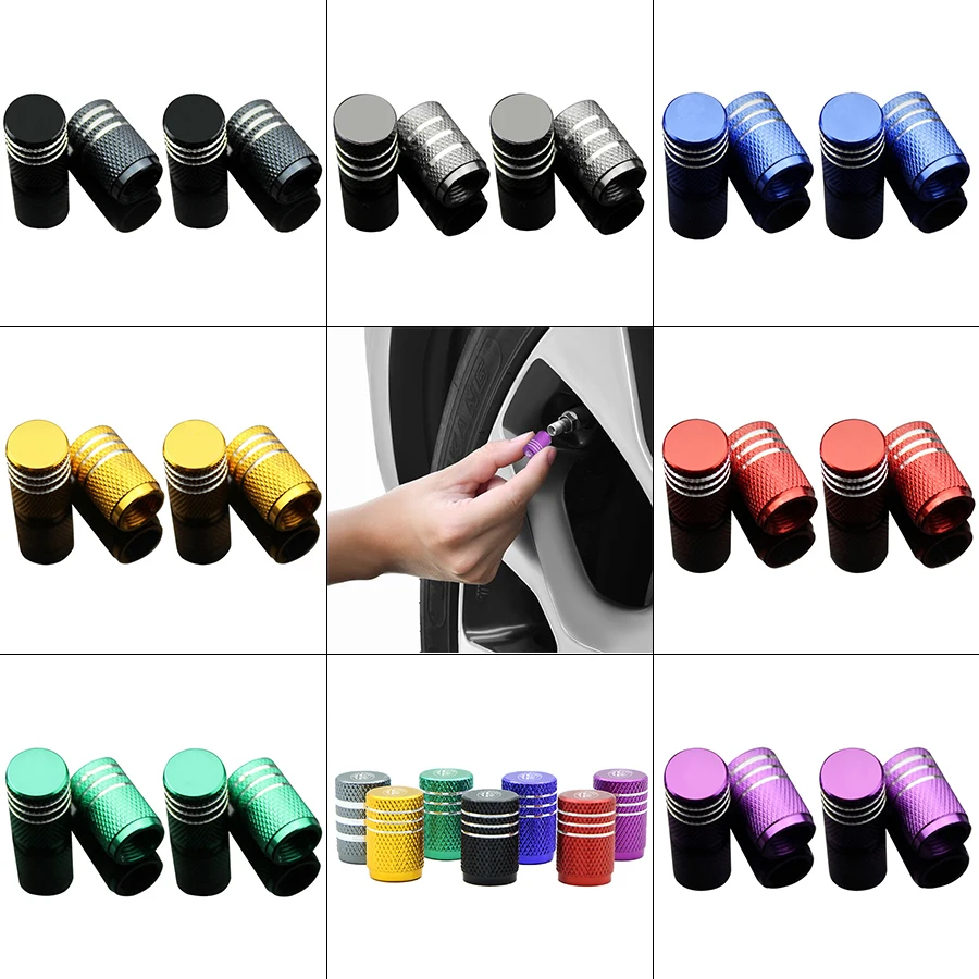 Колпачки клапанов спортивной автомобильной шины 4 шт. для Mercedess Benzs AMGs GLC GLE E CLA GLA W204