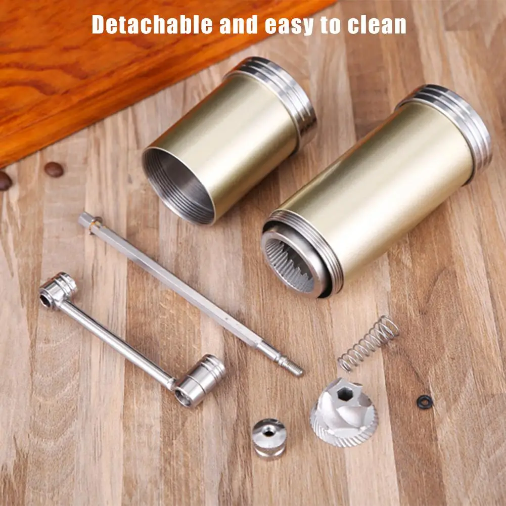 

Manual djustable Stainless Steel Whole Bean Coffee Grinder Portable Coffee Grinding Tool for Drip Coffee Espresso French Press