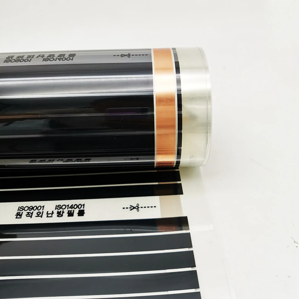 MINCO HEAT 50 см x 10 М Инфракрасный углеродный теплый напольный коврик 220 Вт/м2 комплект