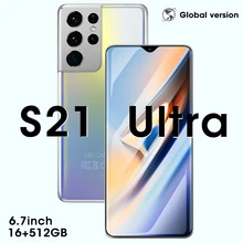 S21 ultra smartphone android 6.7 polegada 24 + 48mp 16 + 512gb telefone celular 6000mah 4g 5g telefones celulares desbloqueado celulares versão global (3)