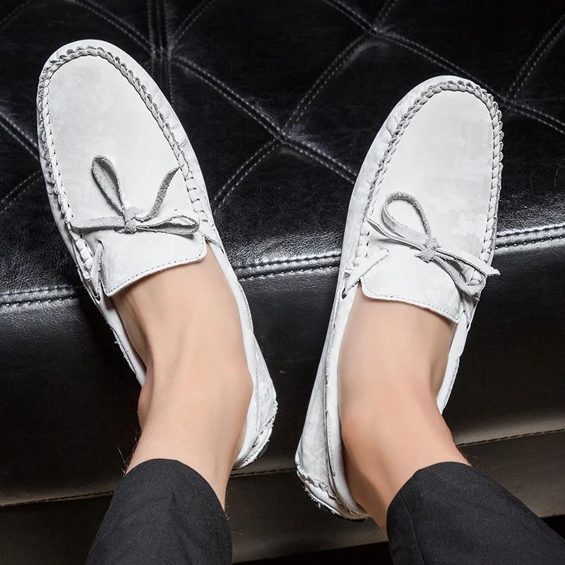 2019 Новая модная мужская обувь весенне-осенние стильные мужские лоферы удобная