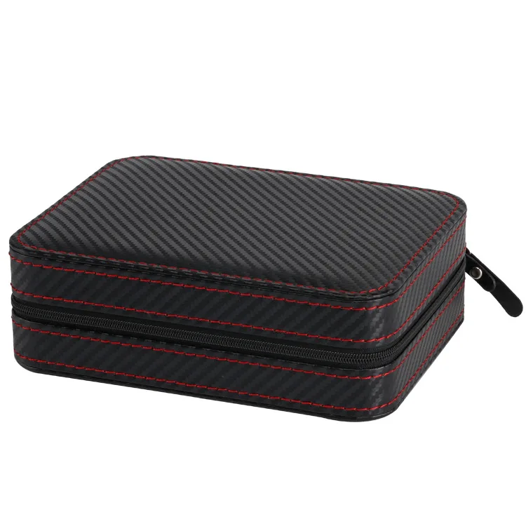 Портативный органайзер для часов из искусственной кожи с 2/4/8 ячейками на молнии |