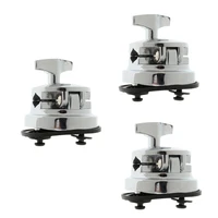 3 pcs opened tom drum holder base support drum rack clamp bass mount bracket percussion instrument parts