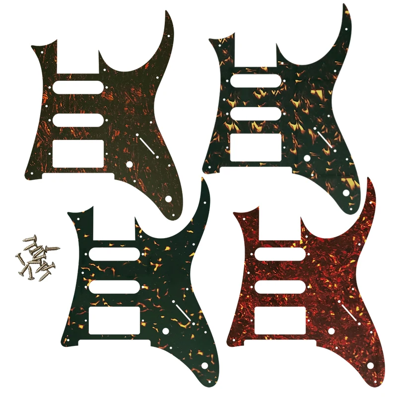 Xinyue Custom Guitar Parts - For MIJ Ibanez RG 350 DX Guitar Pickguard SSH Humbucker Pickup Scratch Plate Flame Pattern