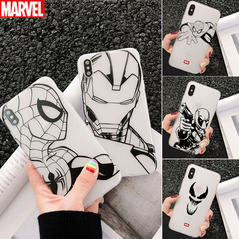 

Disney Iron Man Phone Case for IPhone 11 ProMax/ XR/XSMax/7/8plus/X/5/6/12/12mini/11pro/12promax/6plus/11/12pro Phone Back Cover