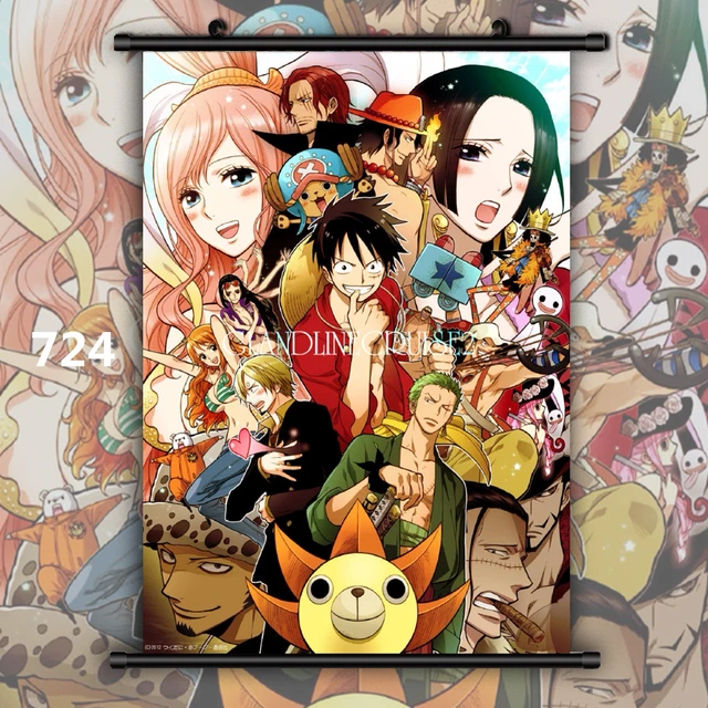 Obezyana D Luffi Solomennaya Shlyapa Piraty Retro Poster Anime Postery Holst Kartina Nastennyj Dekor Nastennaya Kartina Dekor Dlya Komnaty Domashnij Dekor Dom I Sad Aliekspress