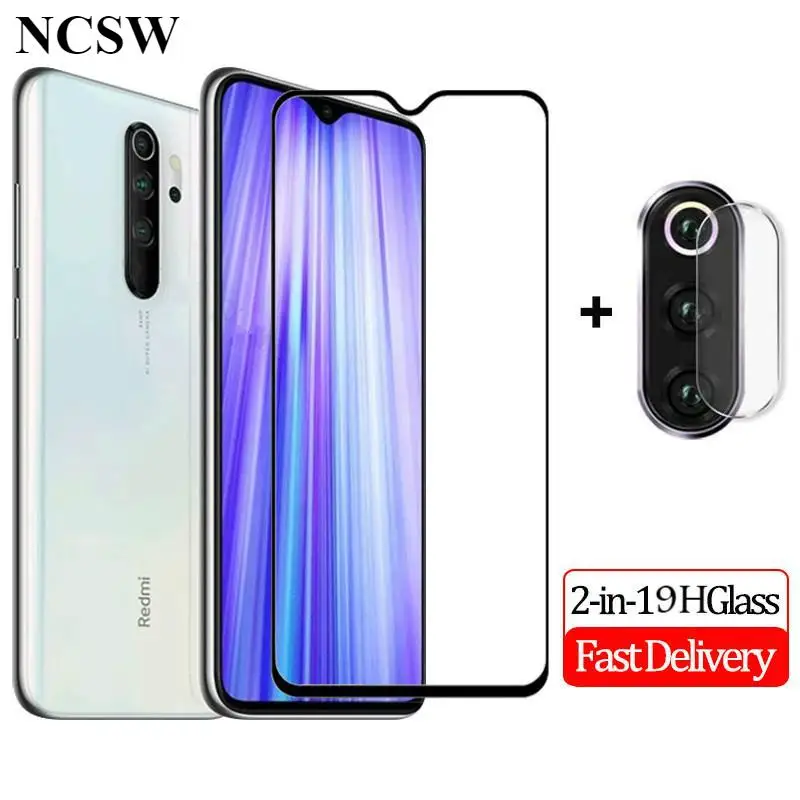 2-в-1 Камера Стекло redmi note 8 Pro закаленное стекло Экран Защитная крышка для Xiaomi 7