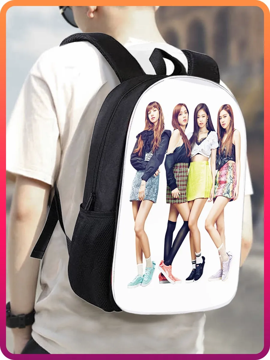 Рюкзак BLACKPINK (блэкпинк K-pop girl group Лиса Джису Розэ Дженни) - 3073