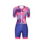 Женский костюм для триатлона, Трикотажный костюм для велоспорта с коротким рукавом, 2021