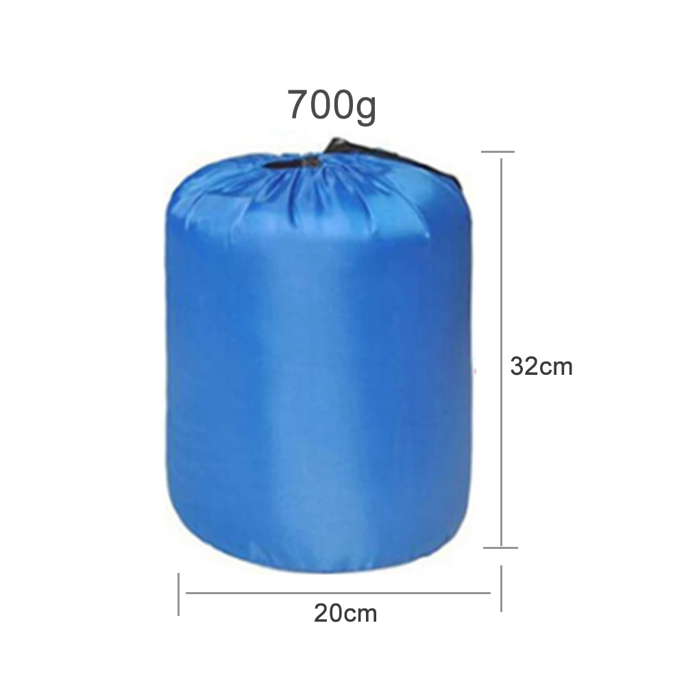 

Outdoor Camping Sleeping Bag With Hood Ultralight Warm Waterproof Envelope Soft Sleeping Bags for Travel Hiking Office Spring