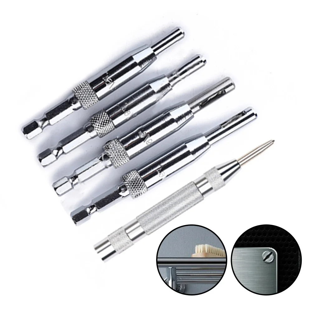 

High strength HSS Centering Hinge Useful Hole Guides+Center Punch Hot sale 5pcs 1 set