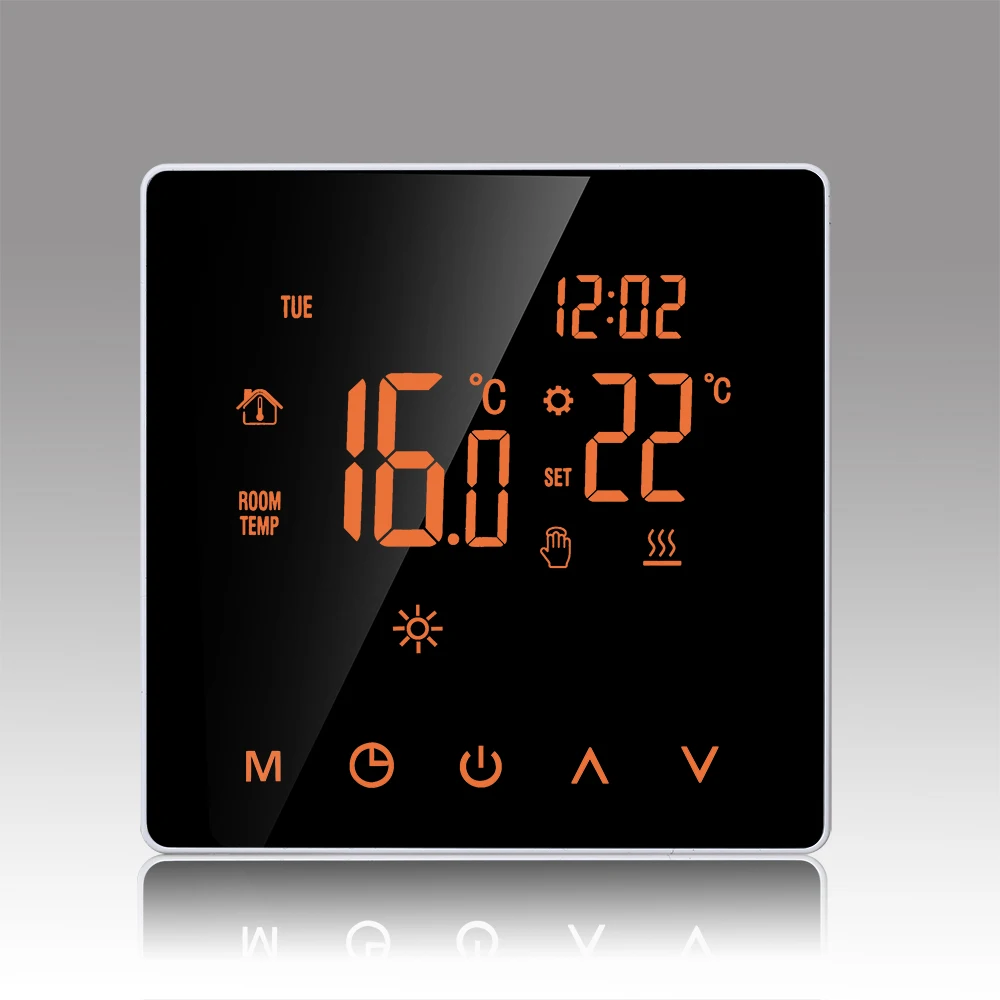 

Gas boiler LCD display heating thermostat Tuya WiFi ME81 room thermostat Remote Controller for Google Home, Alexa