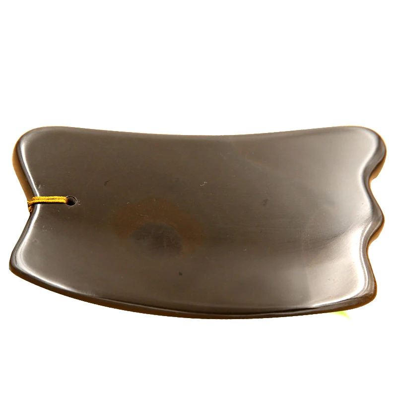 5A grade SiBin brown color Bian stone massage guasha beauty face plate 100% original backpain relief relax anti wrinkle |