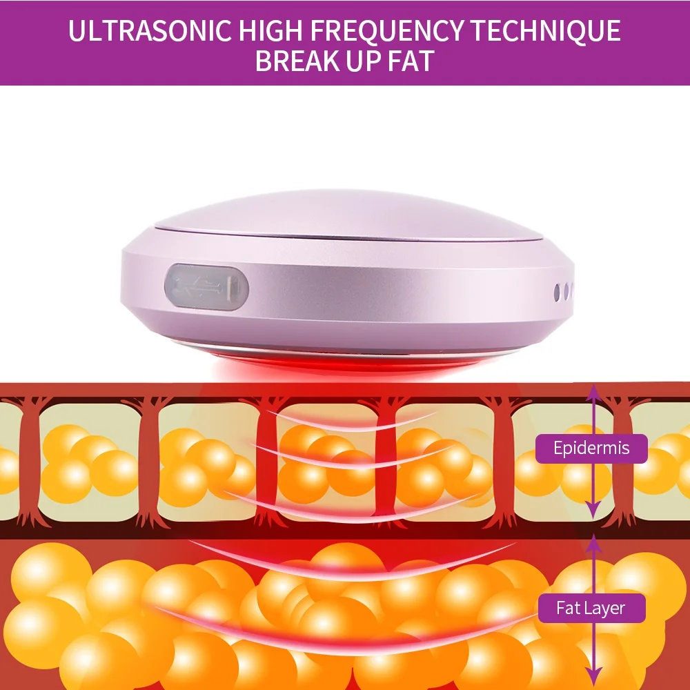 Kopen 3D Ultrasone Lichaam Vormgeven Massage Machine Microstroom Vet Verwijderen Photon Frequentie Gezicht Huid Verstevigende Gewichtsverlies Stimulator