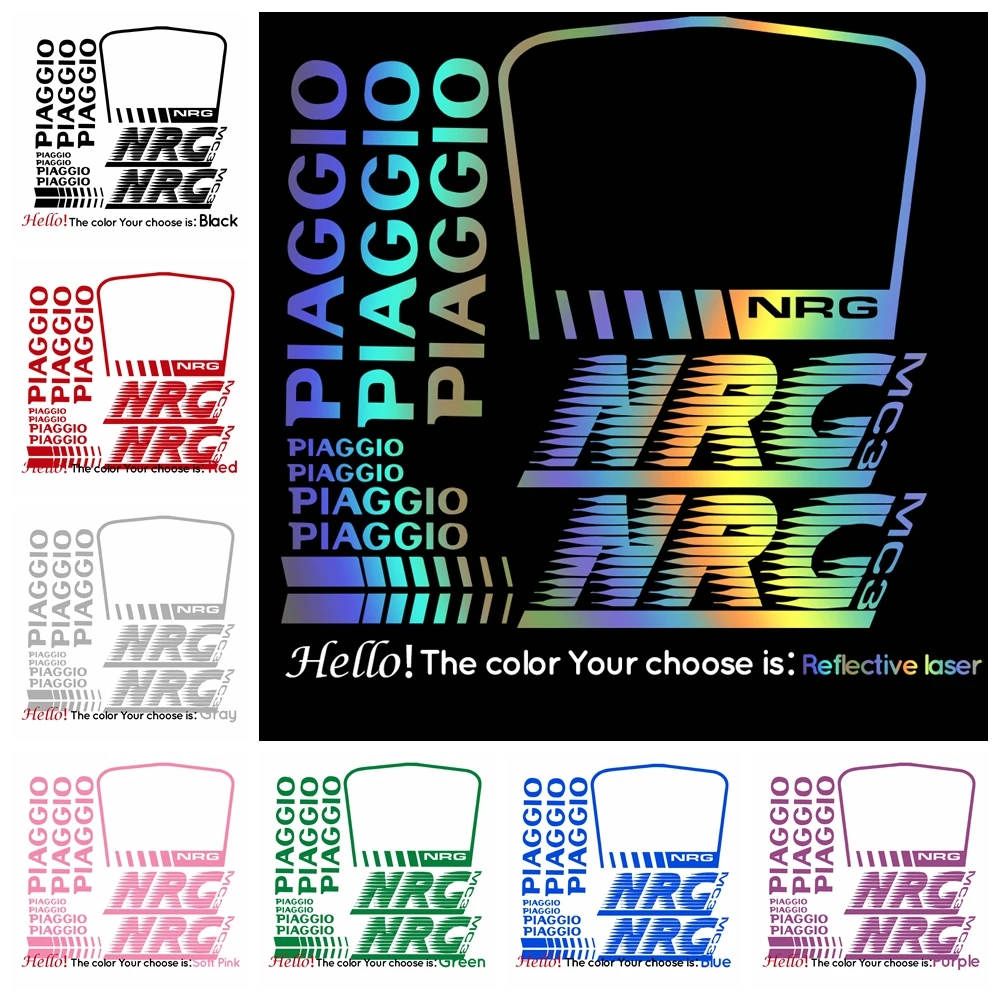 

For Piaggio NRG 2001 MC3 Scooter Moped Decals Stickers Graphics