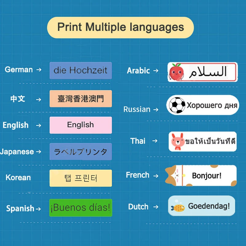 

D11 Wireless Label Printer Portable Thermal Printer Bluetooth Thermal Fast Mini Printer For Home Use Office Printer Machine