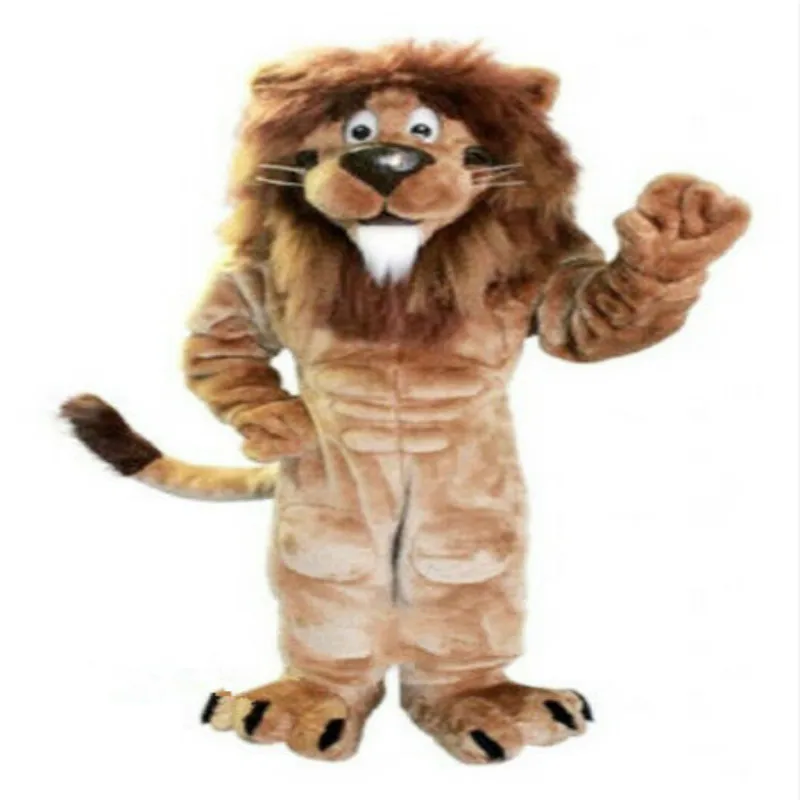 Details about   Lion Mascot Costume Cosplay Party Game Dress Outfit Advertising Halloween Adult 