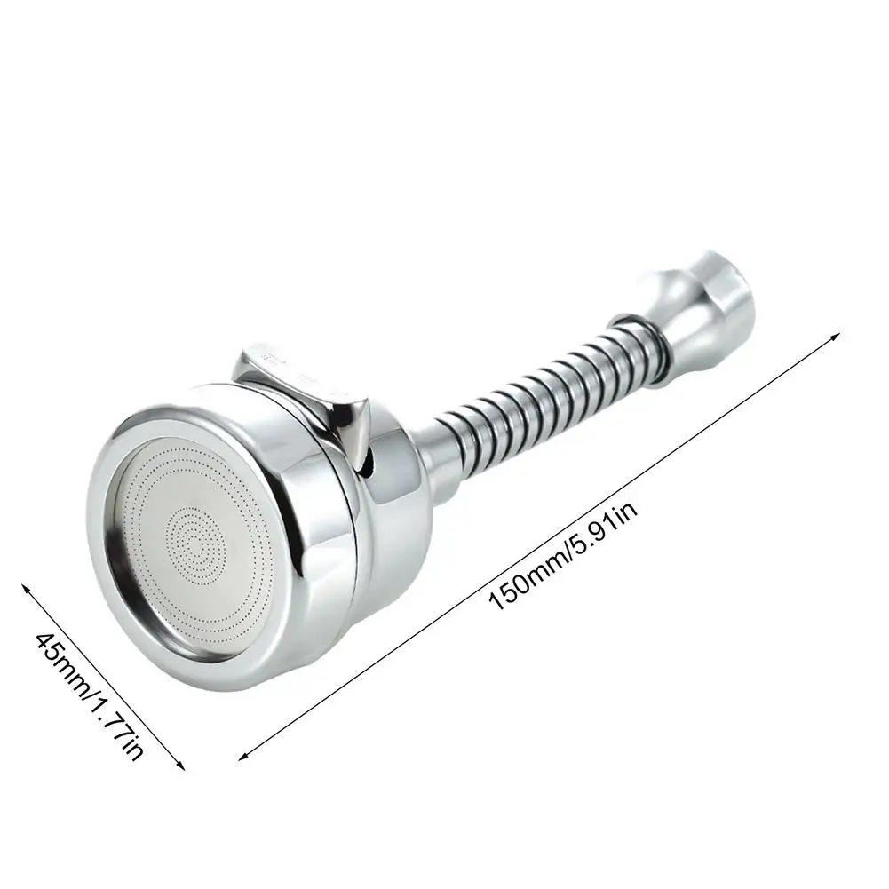 

Hot Anpro 360 Degree Swivel Kitchen Faucet Aerator Three-speed Supercharged Universal Sprayer Filter Nozzle Faucet Connector