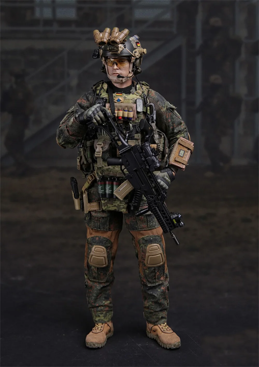 1/6 DAM 78037 KSK (KOMMANDO spice alkrafte) нападение немецкий спецназ шоковый рабочий